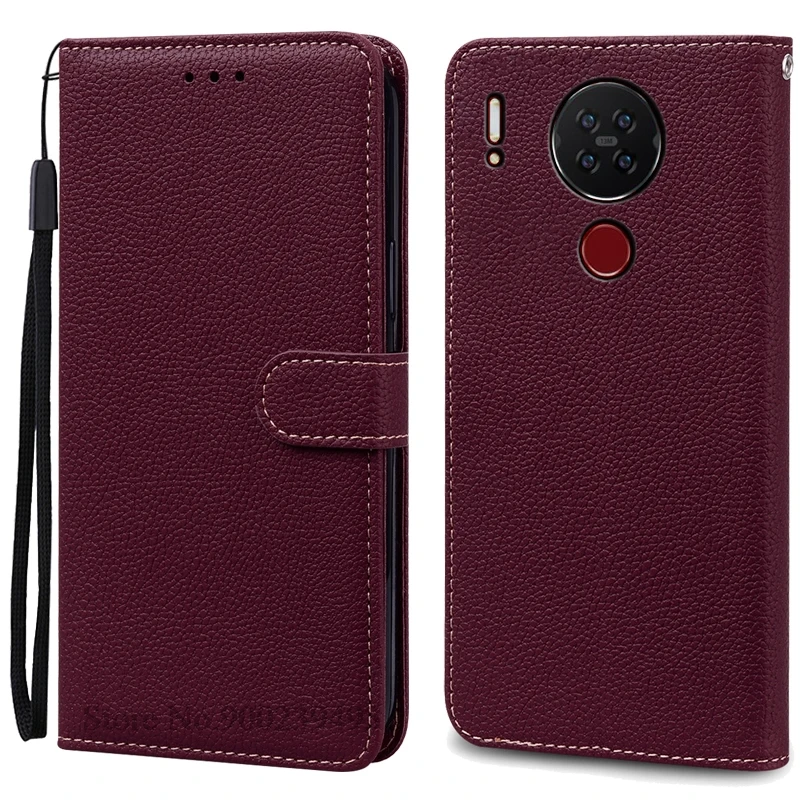 Elegant Leather Flip Wallet Phone Case with Bumper Protection