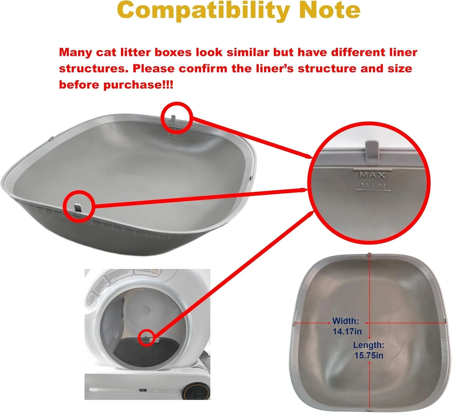 Deluxe Cat Litter Box Waste Collection System Accessories