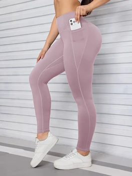 Pockets Fitness Gym Leggings Women Skinny Stretch Autumn Sport Leggings Women Casual Mallas Fashion Outdoors Pants 1