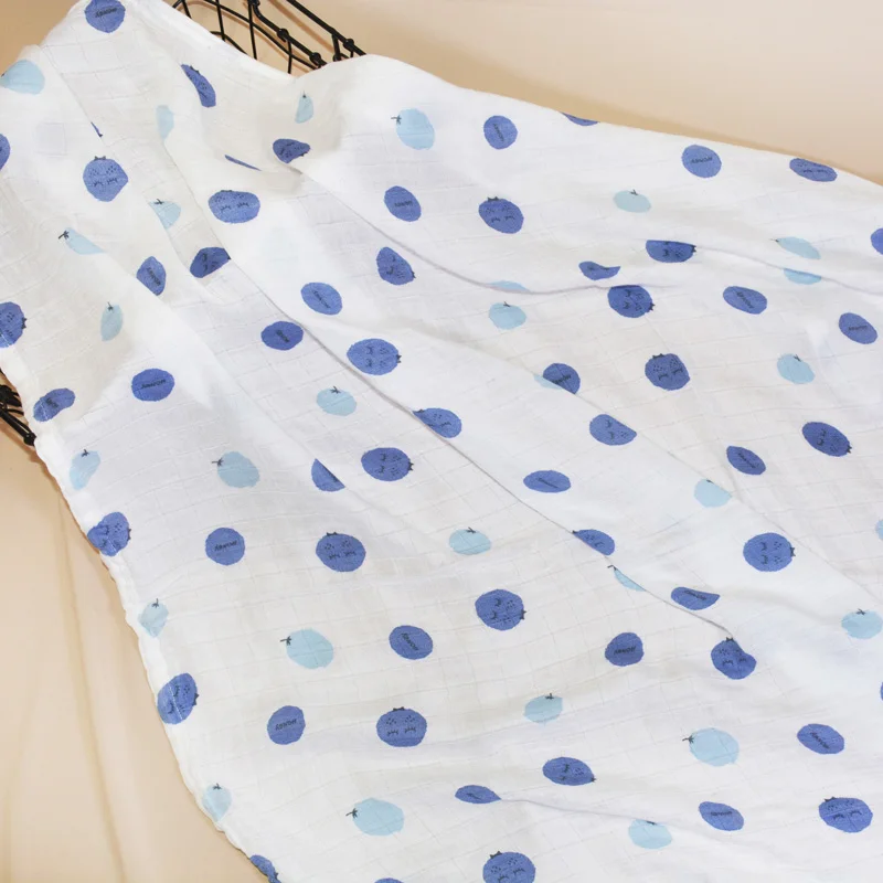 EezKoala Fashion changing mat 100% Cotton Baby Muslin Swaddle Blanket 110*120cm  Newborn Bath Towel Infant Wrap 3