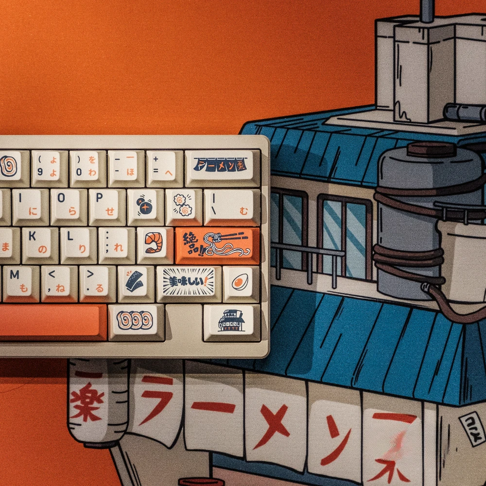 Echome Racework Tema Keycap Grupo Cap Teclado Anime Perfil Cereja Pbt Dye-sublimação Teclado Mecânico