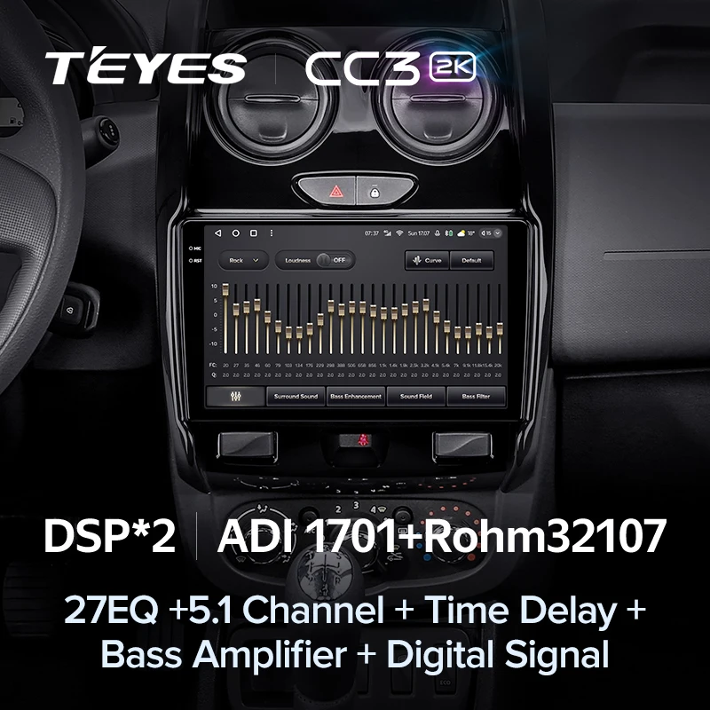 TEYES CC3 2K Renault Duster Dacia Duster 2015 - 2021 LADA Largus 2021 자동차 라디오 멀티미디어 비디오 플레이어 네비게이션 스테레오 GPS 안드로이드 10