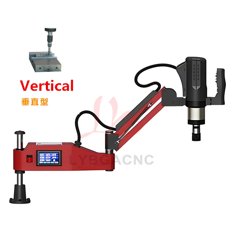 M2-M10 M3-M16 M20 CNC elettrico maschiatrice servomotore elettrico Tapper foratura con mandrini facile Arm utensile elettrico filettatura