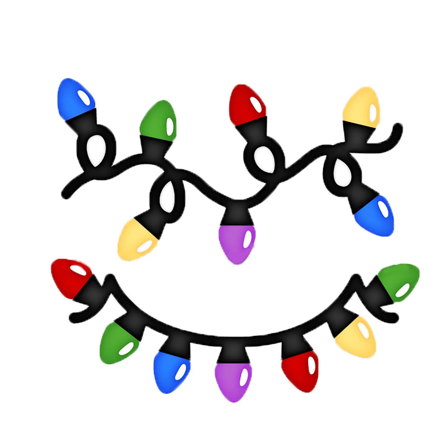 15.1X12Cm Big Christmas Colorful Lights Cutting Dies Xmas Metal Stencil Per Fai Da Te Scrapbooking Card Craft