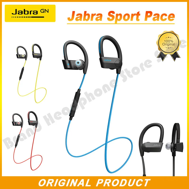 

Original Jabra Sport Pace True Bluetooth Wireless Earbud In Ear Headphones Sport Music Headset Sweatproof with Mic Handsfree