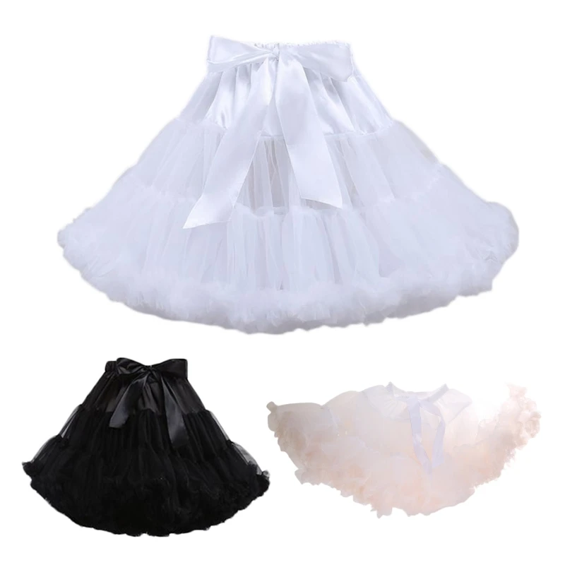 Lafairy 5-Layer Tulle Ballet Skirt - 70cm Length, Dry Petticoat For Dance, Performance, Or Costume
