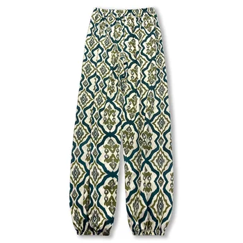 سراويل نوم نسائية واسعة الساق ، سراويل غير رسمية فضفاضة ومتعددة الاستخدامات ، سراويل واسعة ، جديدة ، صيفية