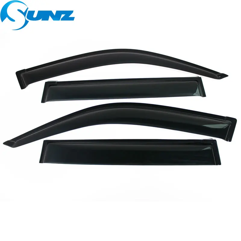 Фото Дефлектор боковых окон для Toyota Land Cruiser Prado 120 Fj120 2003-2020, погодозащитный козырек для двери, аксессуары для защиты от ветра, дождя и солнца №2