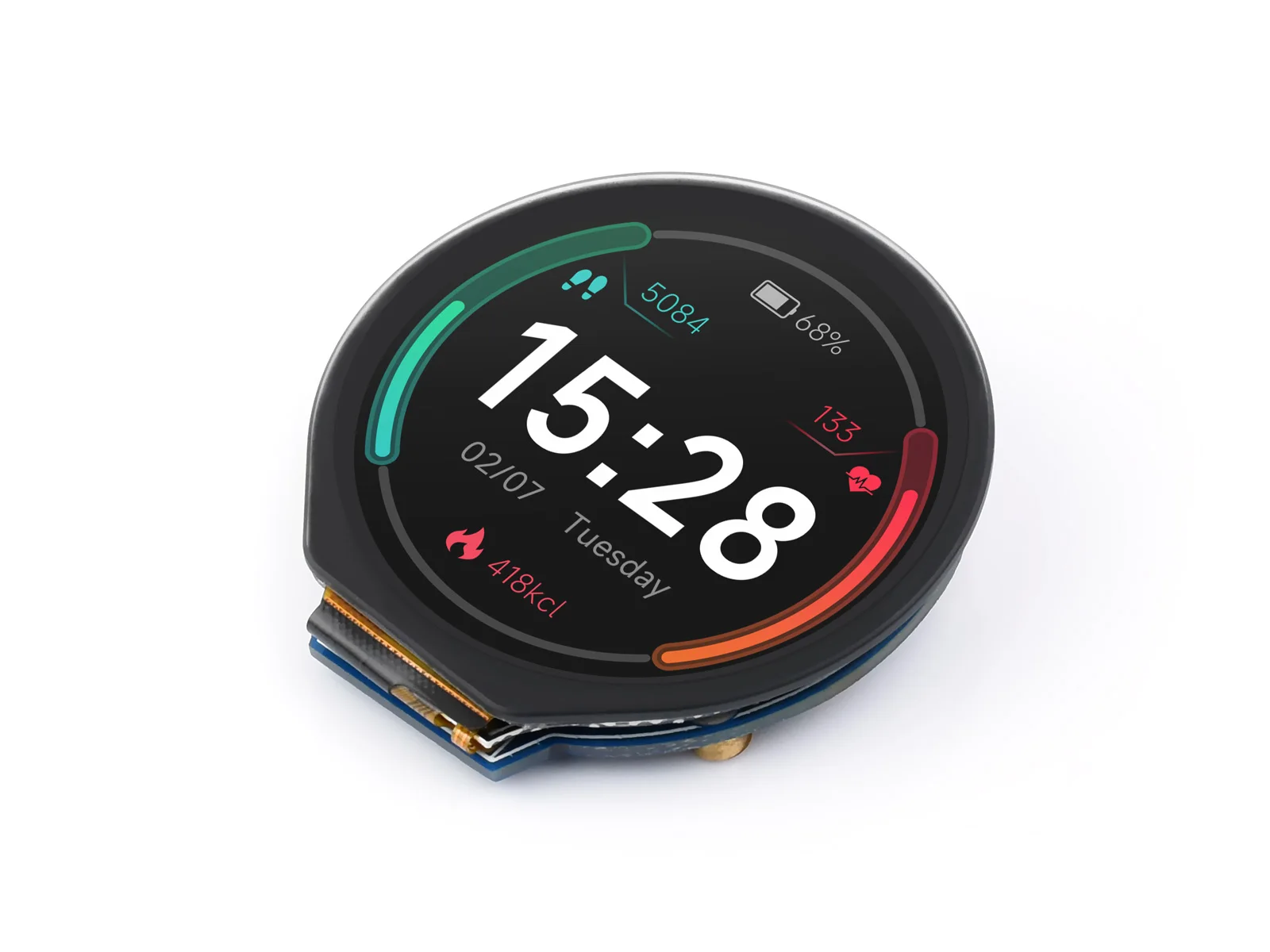 240  240 1.28 ġ  LCD ÷ , ġ г, IPS, SPI  I2C  ̺꽦