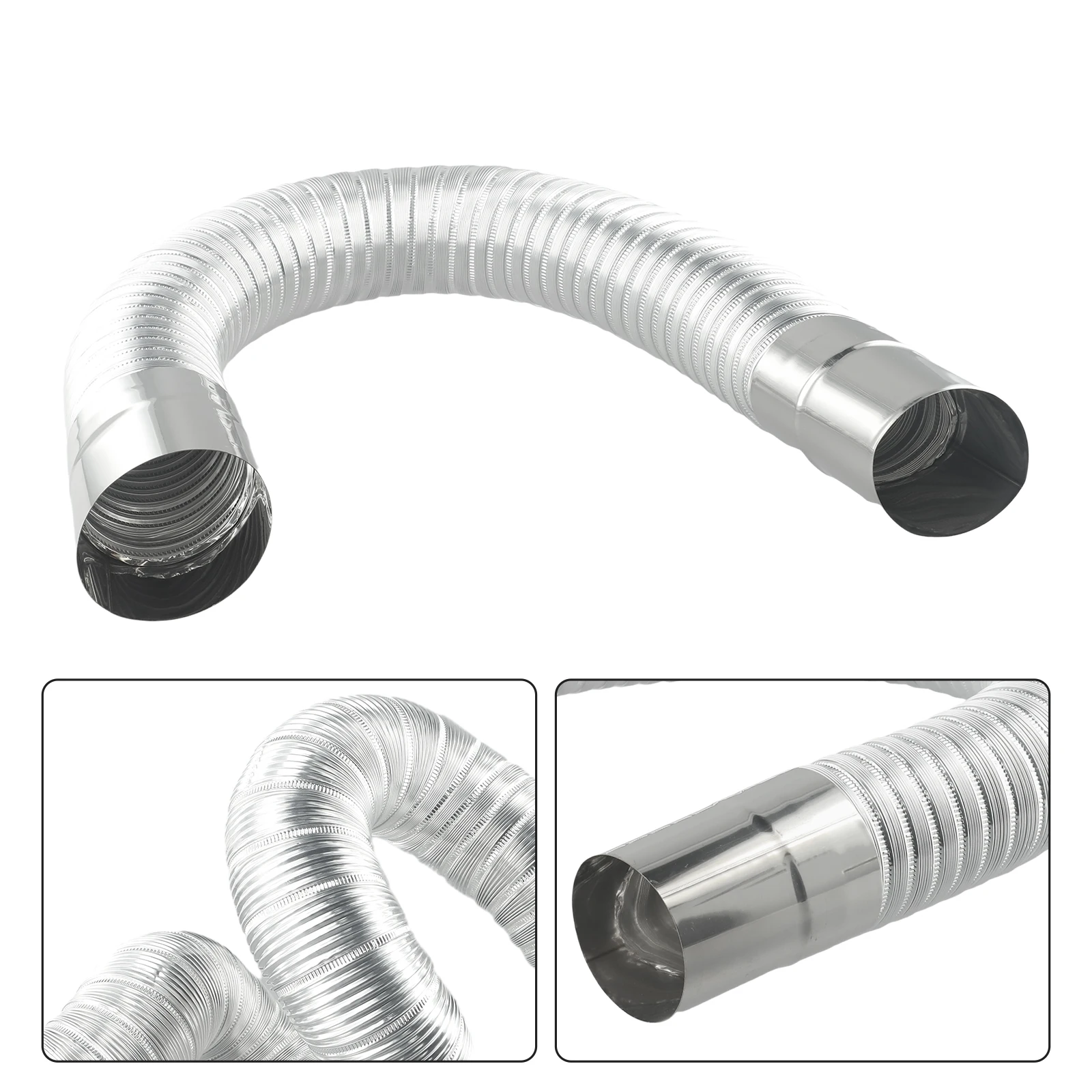 

Elbow Pipe Air Parking Heater Exhaust Tube Connector Chimney Pipe Retractable Hose Stainless Steel Gas Water Heater Exhaust Pipe