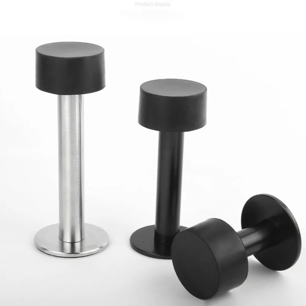Door Stopper Silicone Door Stopper Door Stopper Bumpers Stainless Steel Rubber Anti-collision Wall Mounted