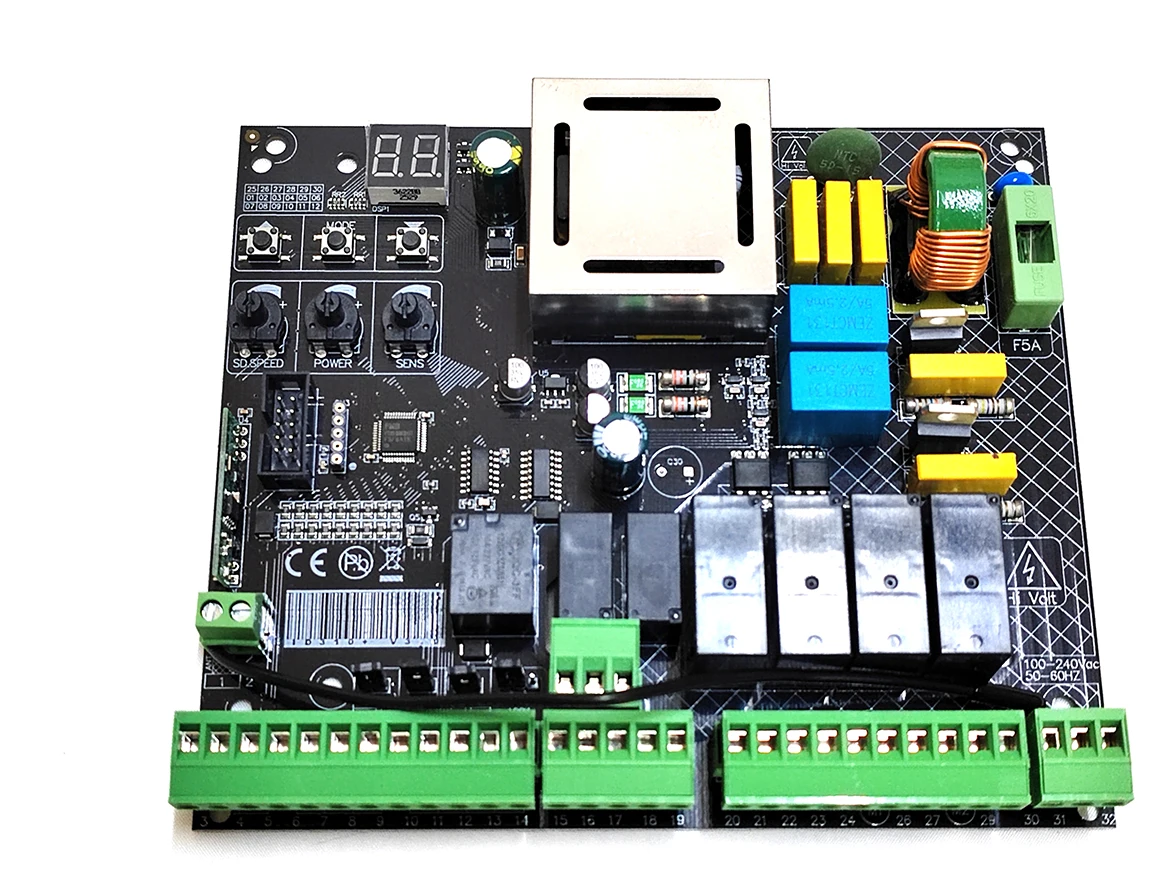 110V 또는 220VAC 자동 스윙 게이트 오프너 AC 모터 제어 장치 PCB 컨트롤러 회로 기판 전자 플레이트 카드