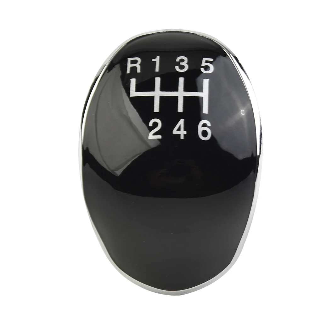 

1pcs Gear Shift Knob Cap ABS Plastic 6 Speed shift knob cover insert For Ford Fiesta Focus Car Interior Decoration Accessories