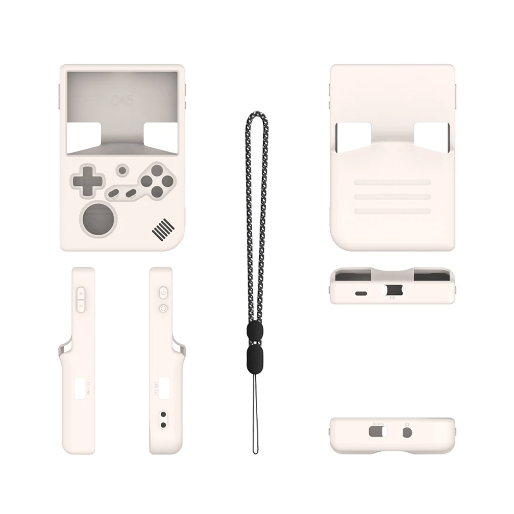 Silicone Case Shockproof Protective Cover Protector Shell Sleeve Soft Skin Cover Case for ANBERNIC RG40XXV Handheld Game Console