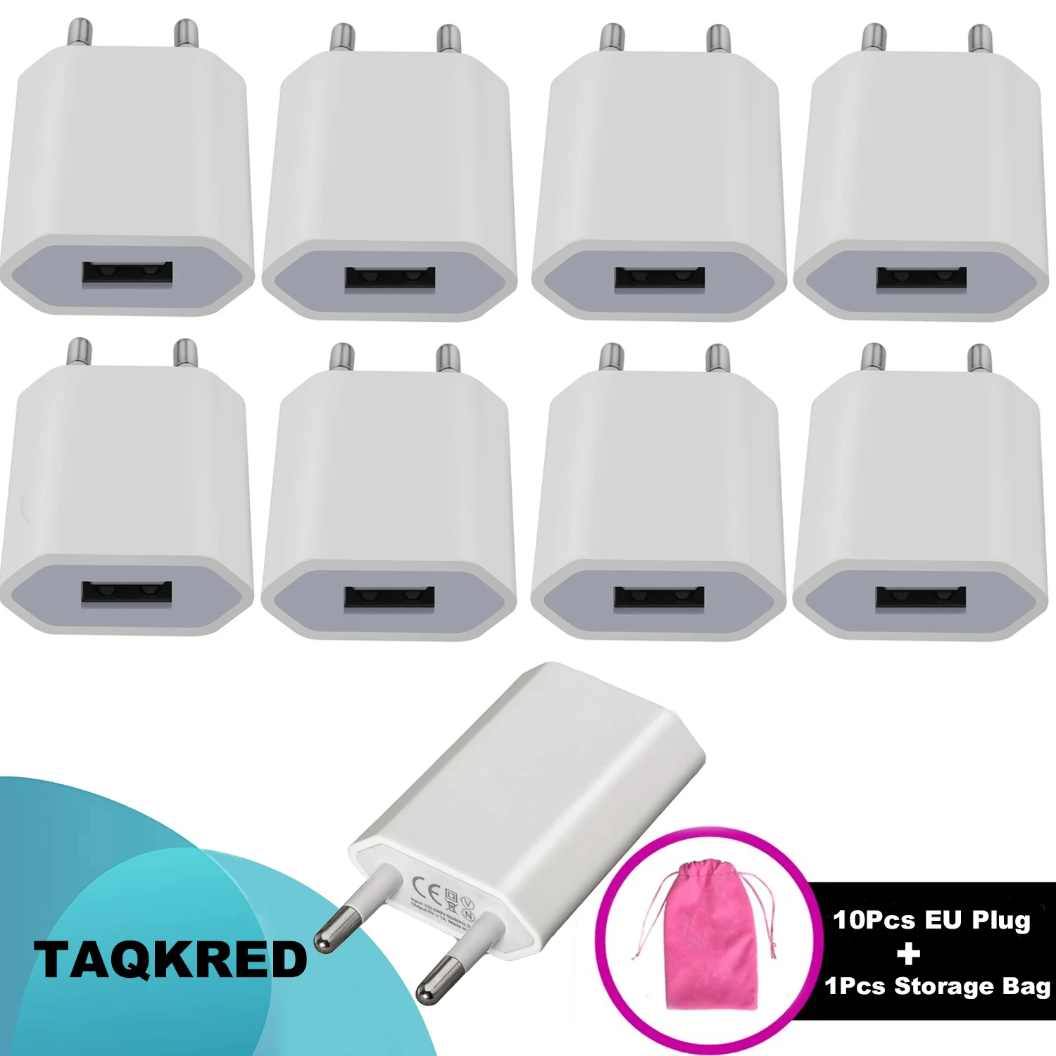 Genuine For Apple iPhone Charger Original 5w Wall USB Power Adapter Cube Lot