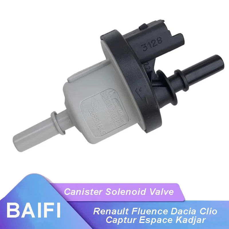 BAIFI Genuine Carbon Canister Solenoid Valve Filter 8200248821 For Renault Fluence Dacia Clio Captur Espace Kadjar