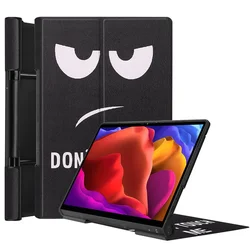 Premium Protective Flip Hard Shell Case with Pen for Lenovo Yoga Tab 13 (2021) (Eye)