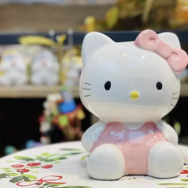 Ceramic Ornaments Doll Hello Kitty Piggy Bank Hello Kitty Animation
