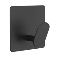 4/1pcs Stainless Steel Bathroom Robe Hooks Adhesive Wall Hook Towel holder Bathroom Kitchen Hardware Multi-Purpose Hanger Hook 3