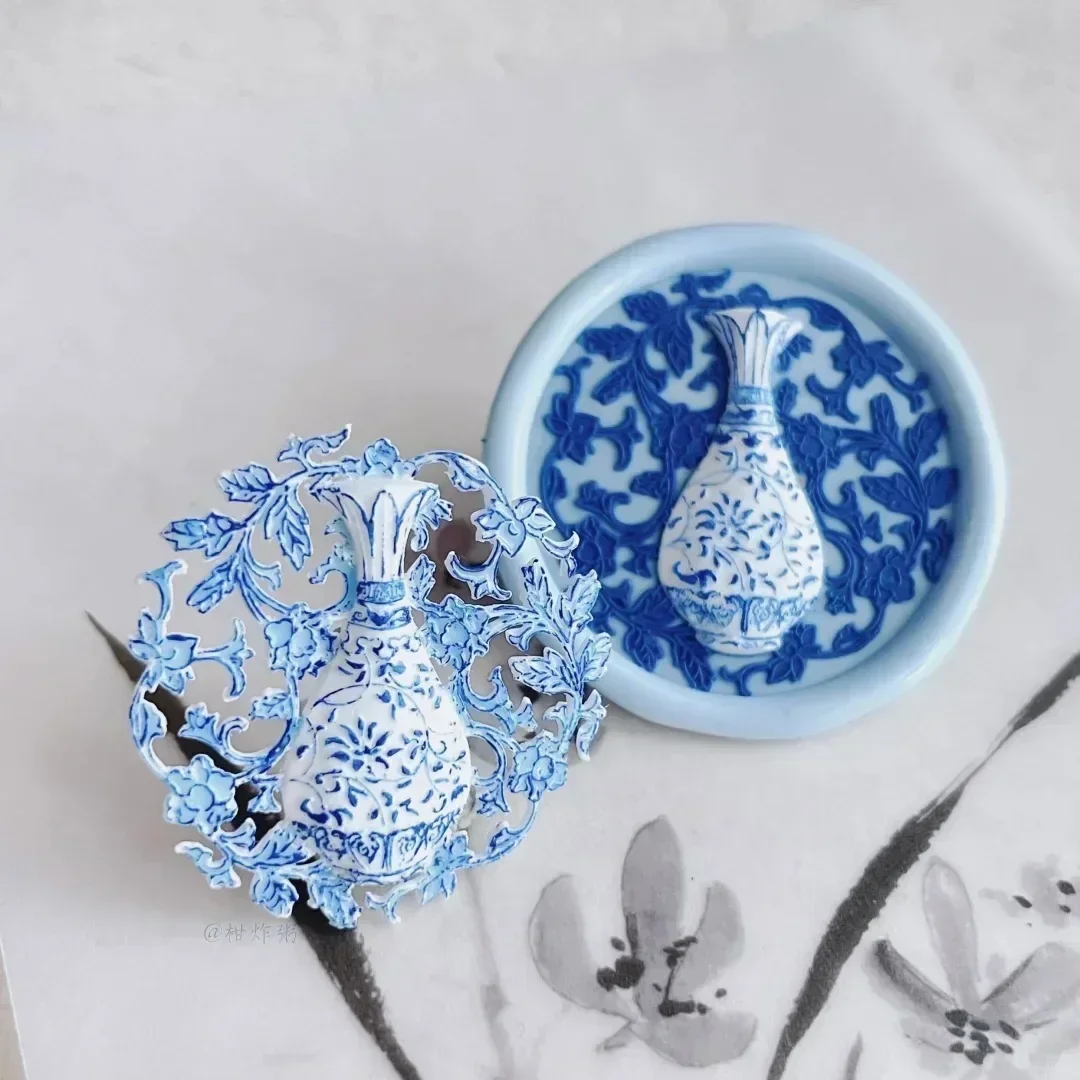 Fire Seal Stamp Head Alice Dream Ice Cream Lotus Multi-layer Handmade Diy Embossed Stamp Toy Copperhead Invitation Envelope Seal