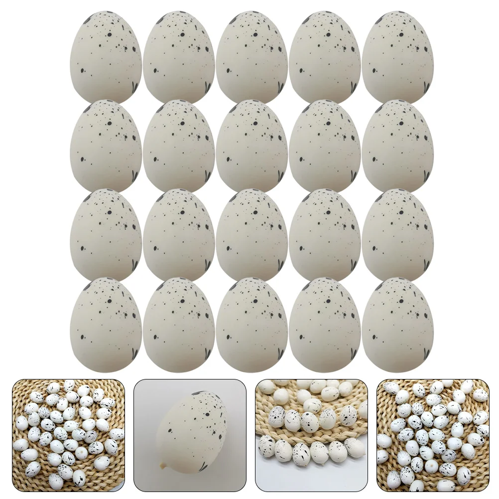 Party Decor Home Festival Toys Easter Foams Egg Fake Egg Easter Scene Decor Diy Crafts Egg Quail Eggs