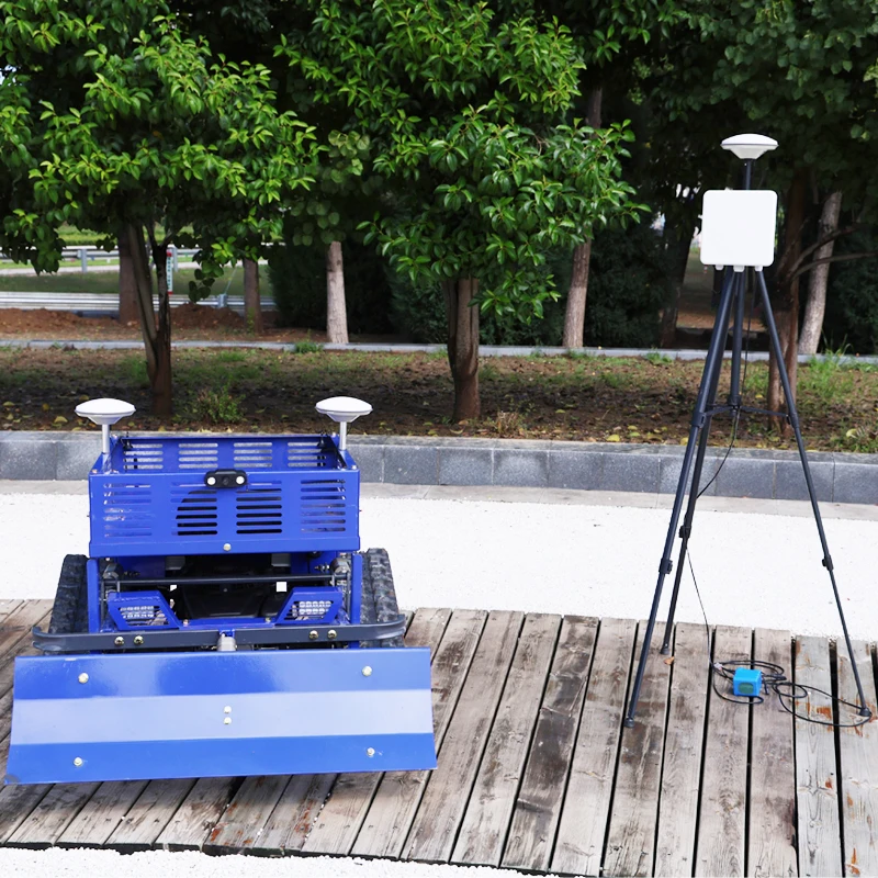 Tosaerba Robotizzato Elettrico con Sistema GPS Personalizzato, Controllo Remoto a Sterzo Zero, 500mm - immagine 5
