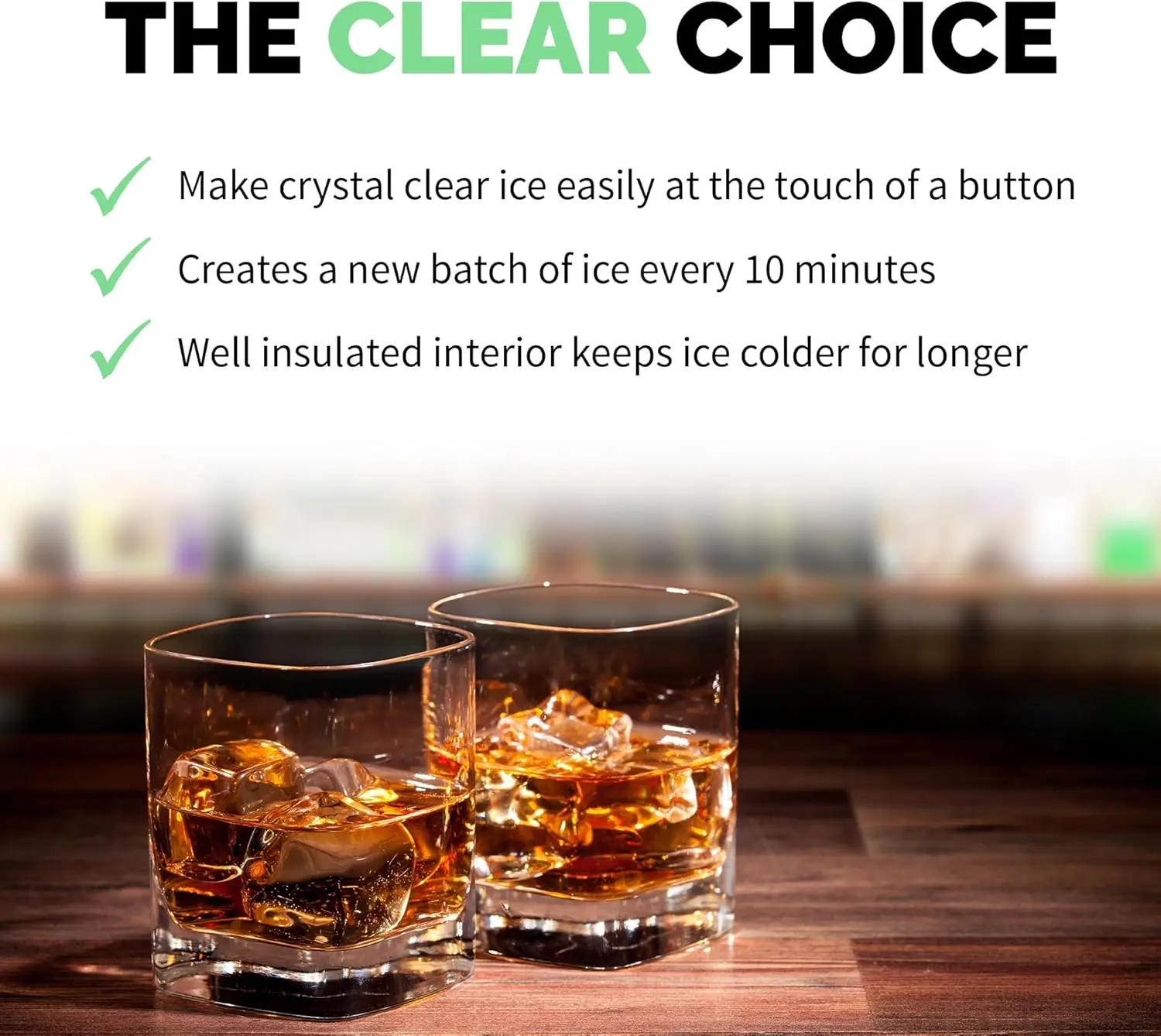 Ice Cube Maker Machine | First Cubes in 15 Minutes, 40 lbs. of Ice in 24 Hours |  Portable Design in Stainless Steel - IM200SS 3