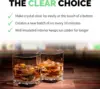 Ice Cube Maker Machine | First Cubes in 15 Minutes, 40 lbs. of Ice in 24 Hours |  Portable Design in Stainless Steel - IM200SS 3