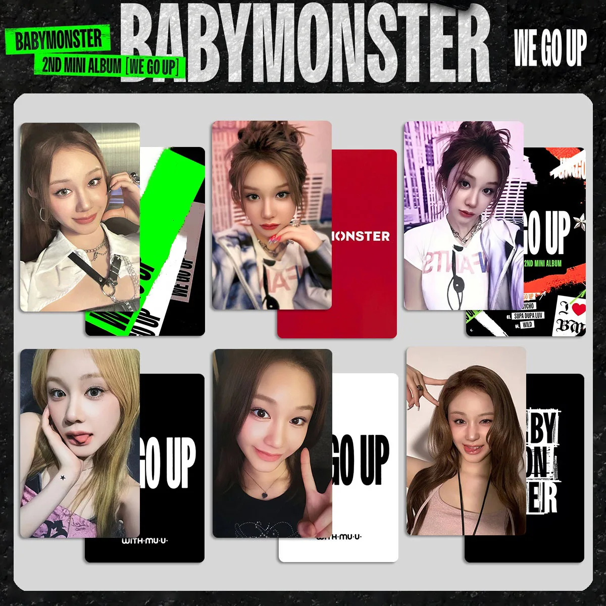 KPOP BABYMONSTER Ahyeon Ruka Asa Personal Photocard Pharita Rora