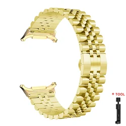 Premium Stainless Steel Watch Strap - Elegant Metal Bracelet for Watch Ultra 2025 (Gold)