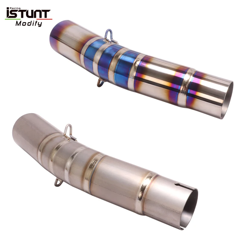 For TRIUMPH DAYTONA 675 R 2013 -2017 Motorcycle Exhaust Modified Titanium alloy Exhaust Middle Link Pipe Connect 50.8MM Muffler - Image 5