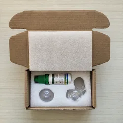 Aquarium CO2 Indicator Glass Drop Checker Kit - 15ml CO2 Solution for Plants and Fish Tanks (Ball set)