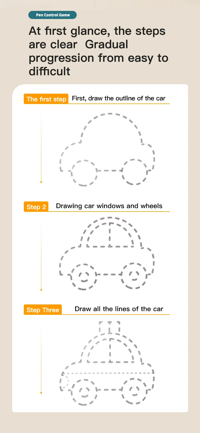 Magical Tracing Workbook Montessori Pen Control Training Book_voghion.com