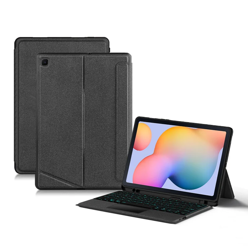 Buddi Zuna Samsung Galaxy Tab S6 Lite Hoes QWERTY Toetsenbord Book Case
