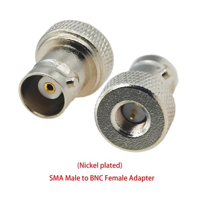 2 Adattatori BNC A TNC - Connettori Coassiali Per Antenne WiFi E Radio