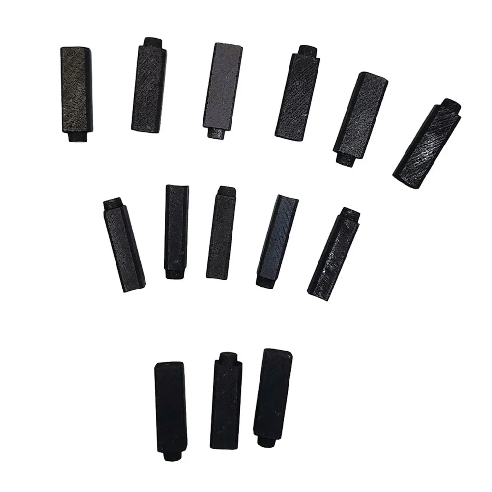 12pcs 4x5.5x17mm Carbon Brushes Fit For: Anchor Engine Electric Hair Dryer And Others, General Carbon Brushes Power Tools