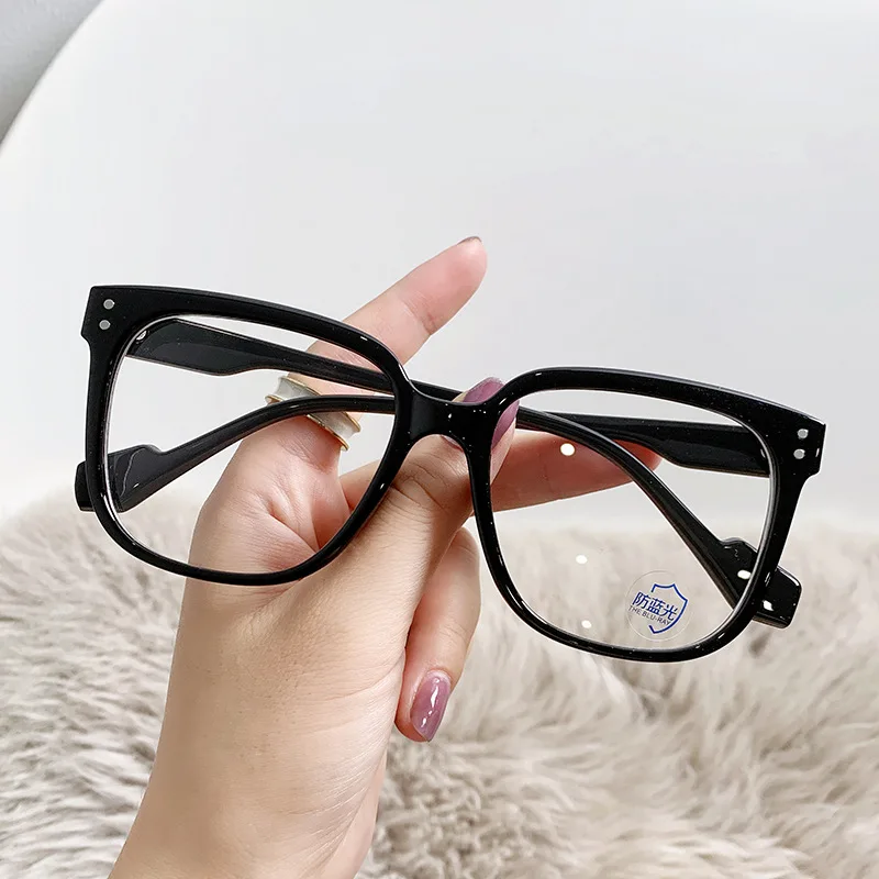 Zilead Anti Blue Light Reading Glasses Fashion Transparent HD Big Frame Presbyopic Eyeglasses Women Men Read Farsighted Eyewear