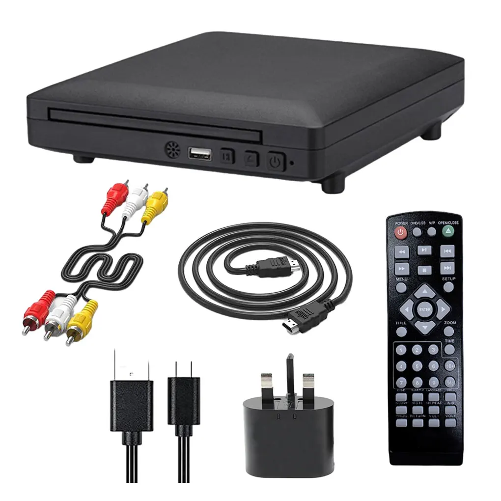 DVD Player High-defination 1080P Full HD Disc Players Home DVD Player Box For TV CD, CD-R/CD-RW Player