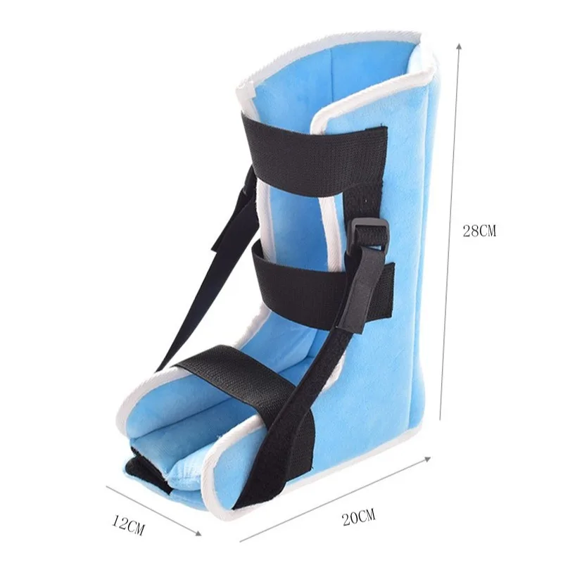 Drop Foot Heel Protector Boot Breathable Pressure Relieving Soft Adjustable Prevent Bedsore Single Boot Heel Pillow Foot Care