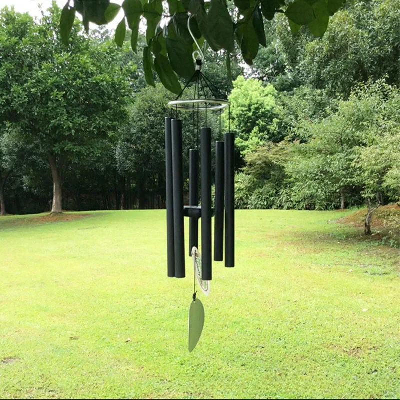 Large Wind Chimes Outdoor Home Decoration Asthetic Deep Tone Melody Memorial Wind Bell Aluminium Patio Decor Christmas Gift 75cm 3
