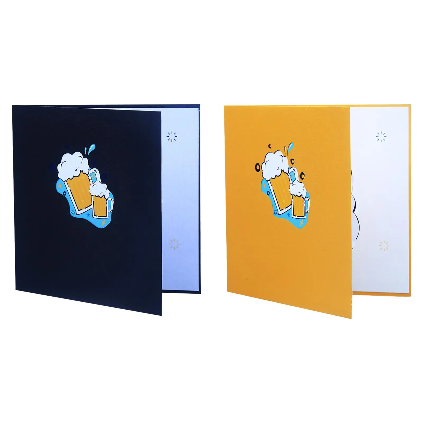 Father's Day Greeting Card 3D Dad Beer Mug Beer Mug Greeting Card for Wedding Engagement Valentines Holiday Thanksgiving