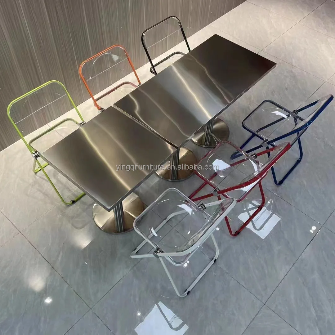 Hot Sale Stainless Steel Leisurely Chair For Coffee Shop Or Outdoor Camping