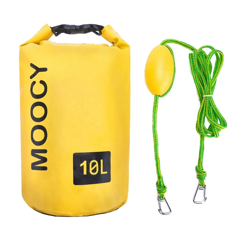 

Moocy Tow Rope Sand Sack 2-In-1 Sand Anchor Waterproof Dry Bag With Adjustable Buoy For Kayak Jet Ski Rowing