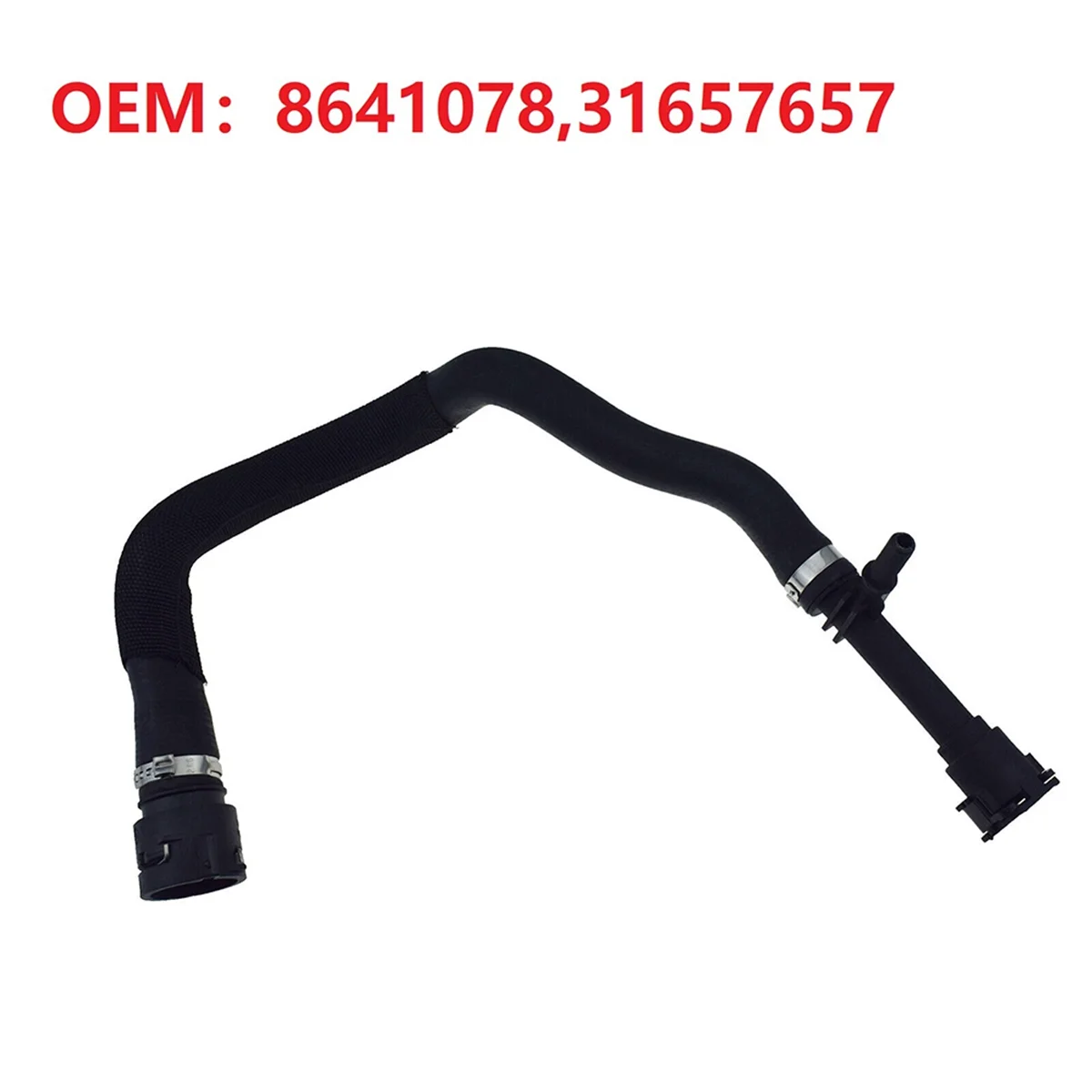 Below Water Coolant Radiator Pipe Hose for Volvo S60 S80 V60 XC60 31657657 8641078