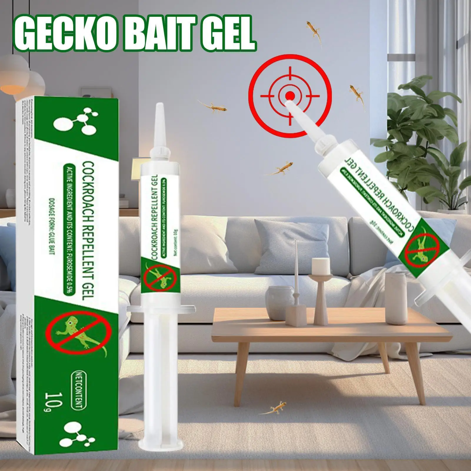 1pcs Reptile Prevention Gel Gecko Repeller Outdoor Natural Lizard Repellents Lizard Pests Remover Repel Gecko Bait Gel For Home