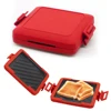 Microwavable Toast Maker No Electricity Wireless Waffle Maker Time Saving Microwave Oven Breakfast Machine for Fast Breakfast 1