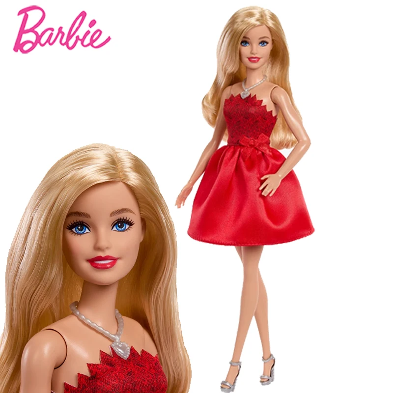Hot Authentic Barbie Dolls Barbie Fashionistas 80th Anniversary Commemorative Doll Girls Holiday Surprise Gifts Fashion Toys - Bilde 2