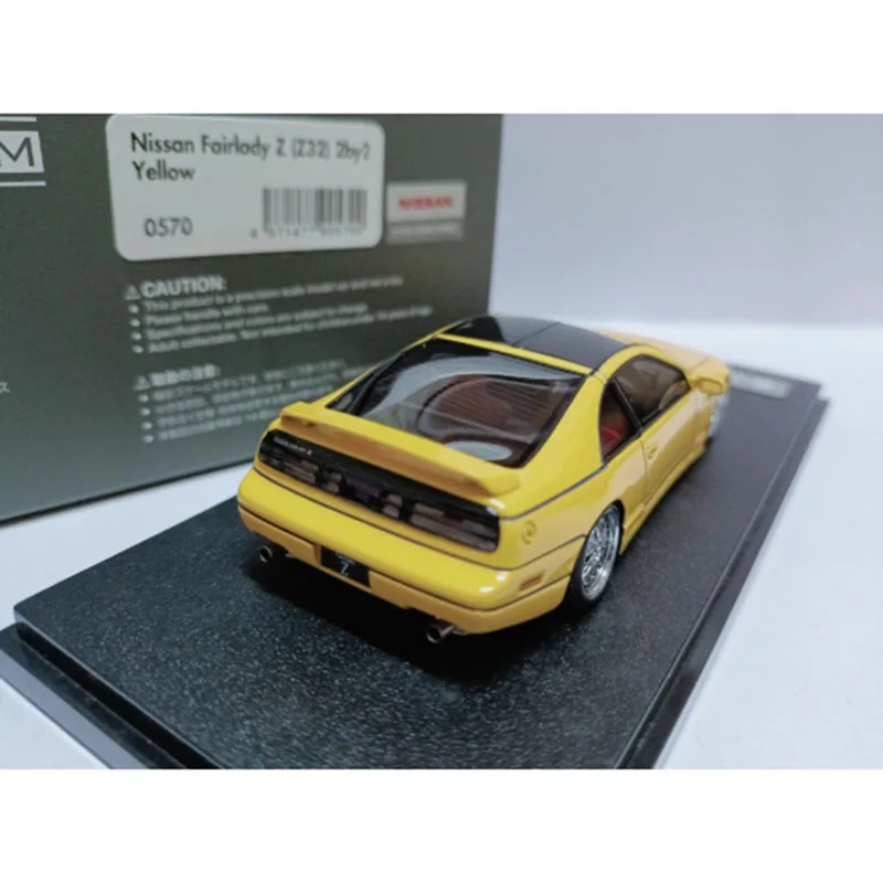 IG 1/43 scale Nissan 300ZX Z32 2by2 VG30 yellow Resin Model