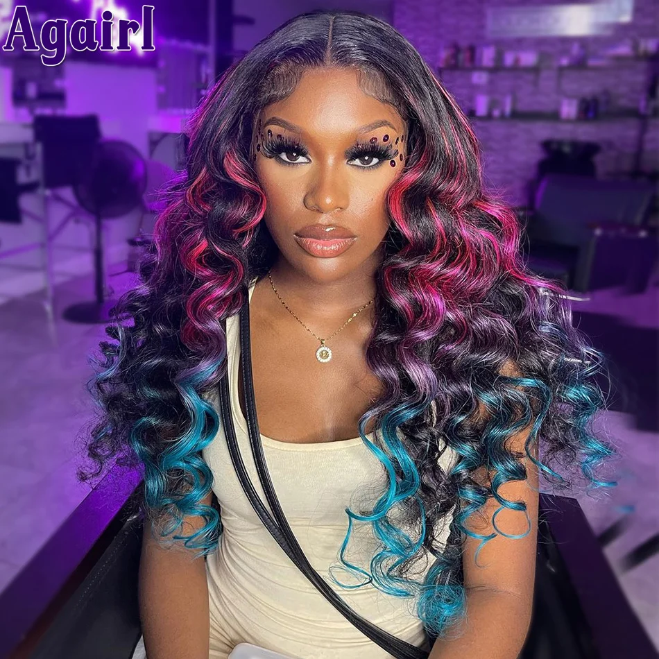 13x6-ombre-pink-with-blue-loose-wave-human-hair-wigs-180-transparent-lace-frontal-wigs-pre-plucked-curly-13x4-lace-front-wigs