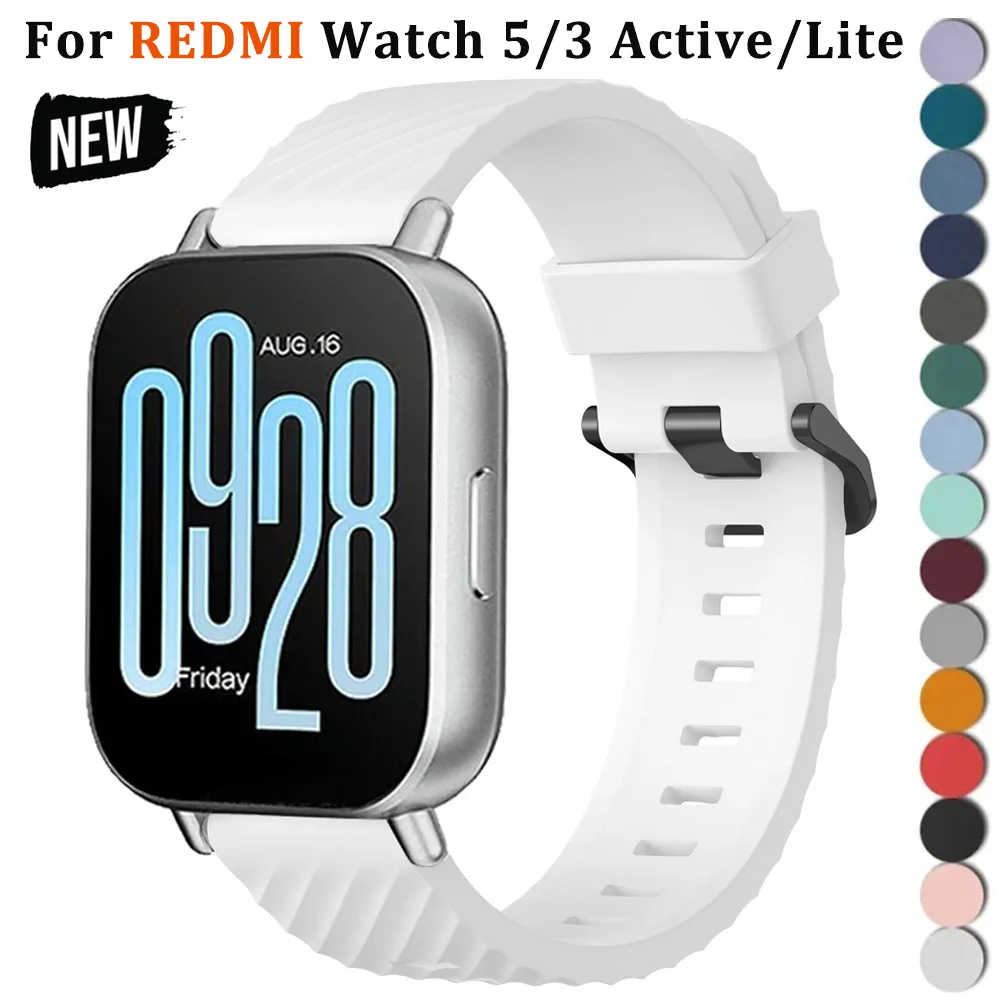 Silicone Replacement Wristband Strap - 22mm